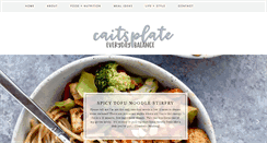 Desktop Screenshot of caitsplate.com